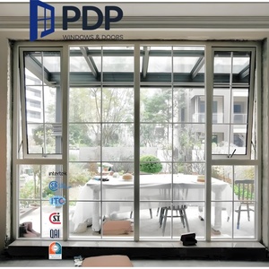 PDP Awning <strong>Window</strong> Factory Price Top Hung <strong>Window</strong> Hurricane Approved Single Glass Hopper Awning <strong>Window</strong> - Product Image 1