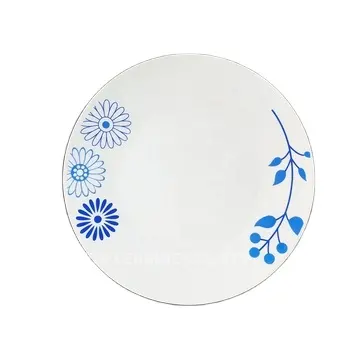 12pcs या 18pcs चीनी मिट्टी के बर्तन चीनी मिट्टी के बरतन tableware प्लेट और कटोरा बोन चाइना पकवान