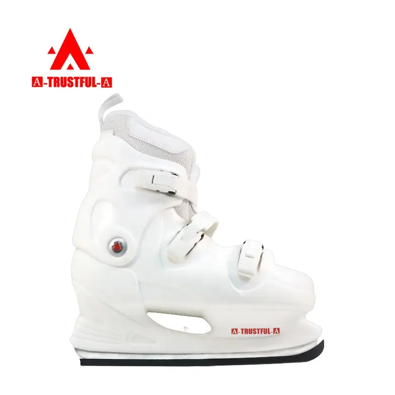 Atacado Profissional Ice Rink Hard Shell Rental Patins Alta Qualidade Veludo Quente Ice Hockey Patins