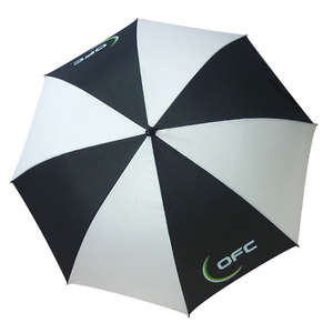 Tự động quảng cáo Quà Tặng ô màu đen lớp phủ pongee Ô Dù Golf bán buôn biểu tượng tùy chỉnh thẳng cắm trại - Product Image 2