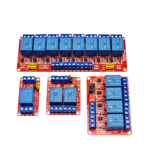 Módulo de relé de 1/2/4/8 canales, placa de expansión de relé, V 5, 12V, 24V, con soporte de nivel de disparo, optoacoplador, placa de expansión de relé - Product Image 2