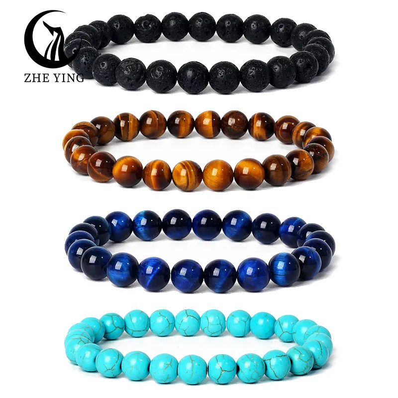 Zhe Ying 6/8/10 мм, браслеты из лечебного камня, оптовая продажа, браслеты из камней и кристаллов, браслеты из камня на заказ