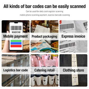 Großhandel RS232 Kabel gebundener Barcode-Scanner QR-Code-Terminal USB-Schnitts telle Preis prüf funktion auf Lager - Product Image 5