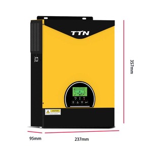 10.2kw单相Dc/ac混合太阳能逆变器48V/24V MPPT 120A液晶显示器双输入太阳能/电网发电机自动启动 - Product Image 2