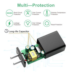 USB a <strong>Port</strong> Portable Charger with US Plug 5V 2A 100-240V/0.4A <strong>Input</strong> <strong>Output</strong> Power 10W OTP &amp; OVP Protection for Phone Radio Speaker - Product Image 4