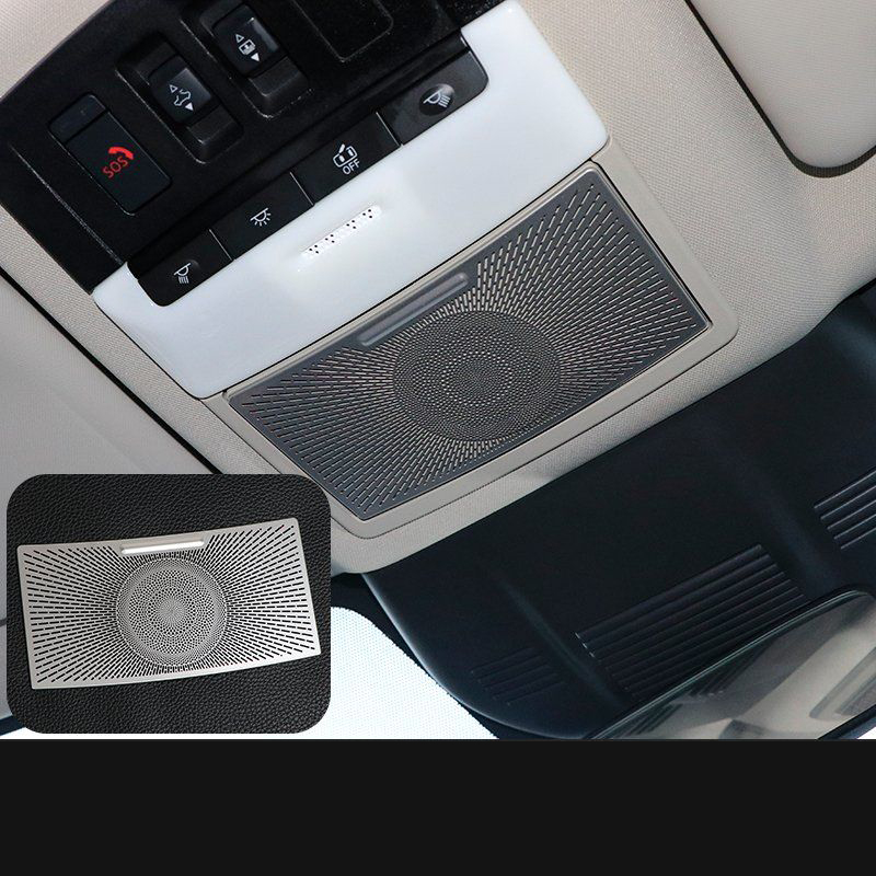 Plafonnier audio argenté
