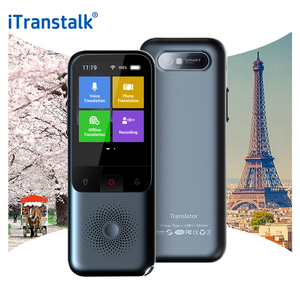 Traductor de idiomas en tiempo real actualizado Itranstalk T11 compatible con 138 idiomas traductor mutuo fuera de línea - Product Image 1