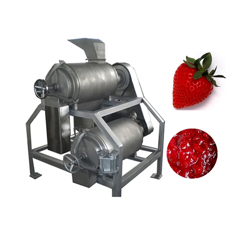 Vente chaude120 kg/h petite machine commerciale de presse-agrumes Kiwi papaye mangue Machine de pulpe de fruit