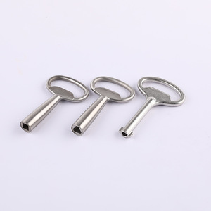 Çeyrek dönüş için çift Bit anahtar kam kilidi silindir paslanmaz çelik üçgen kare tasarım prim anahtar kam mandalı için - Product Image 3