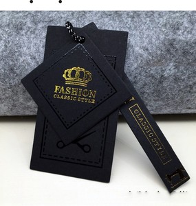 <strong>Customized</strong> Luxury Garment hang <strong>Tags</strong> with <strong>String</strong> White Black Cardboard Paper hang <strong>Tag</strong> Paper hang <strong>Tag</strong> for Garment - Product Image 3