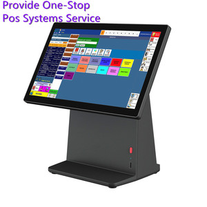 Win10 pro /IOT 2/4/8GB сенсорный двойной экран Windows Pos система с принтером Bluetooth