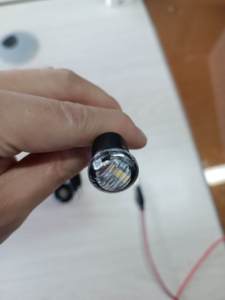 3/4 inç Led yan işaretleyici ışık 3 LEDs DOT SAE 12v ile DC terminali mermi konnektörler Led park lambası için römork otomobil Van - Product Image 6