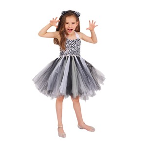 ชุดสำหรับเด็กผู้หญิง1-10ปี KCFC-023ซาฟารีวันเกิดปาร์ตี้ป่ายีราฟกวางเรนเดียร์เสือดาวเสือ - Product Image 4