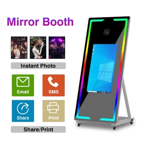 32-Inch Integrated <strong>LCD</strong> <strong>Display</strong> Screen Camera Booth with Touch <strong>Functions</strong> for Photo Taking &amp; Printing - Product Image 6