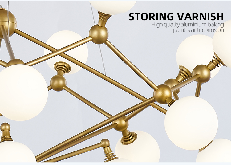 Simple Design bedside Motorized crystal murano glass ball chandelier Flowers dining pendant light