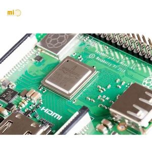 Ahududu Pi 3 Model B + RPI 3 MODEL A + dört çekirdekli LINUX geliştirme kurulu Python programı AI kiti mavi diş tek kurulu orijinal