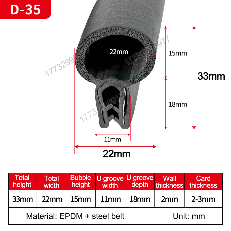 D-35 (33mm high, 22mm wide)