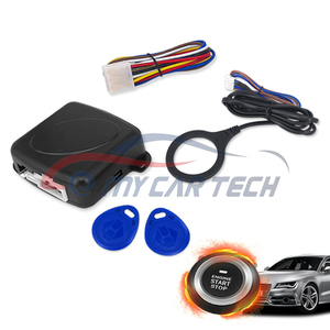 Keyless Go &amp; <strong>Push</strong> Engine <strong>Start</strong> <strong>Button</strong>&amp; Smart RFID Car Alarm System - Product Image 1