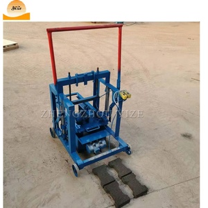Maquinaria de construcción de ladrillos entrelazados de cemento, Manual, pequeño, bloques de hormigón, máquina de fabricación, precio a la venta - Product Image 5
