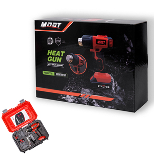 21V Max Lithium-Ionen-Akku Heißluftpistolen-Set mit Variabler Temperatureinstellung Mini Wiederaufladbare Tragbare Kabellose Heißluftpistole - Product Image 1