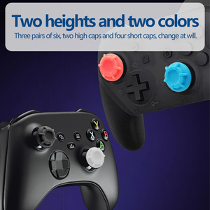 Personalizado para PS4 PS5 Thumb Grips Cap para PS5 Controller 3D Silicone Grip Cap para XBOX Gamepad Analaog Joystick - Product Image 6