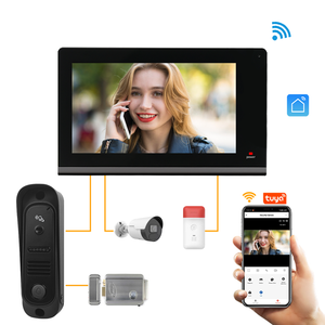 Sistema de intercomunicación con teléfono de puerta IP más reciente de 2025, 1080P, timbre con video inteligente Tuya, intercomu