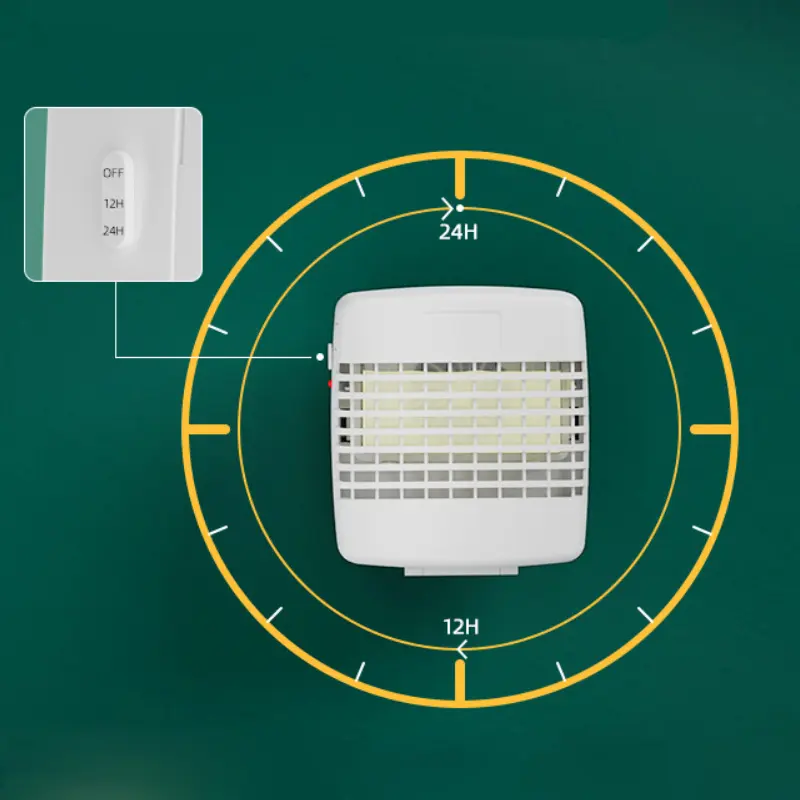 Dispensador de aroma eléctrico de inodoro montado en la pared ambientador de fragancia sólida