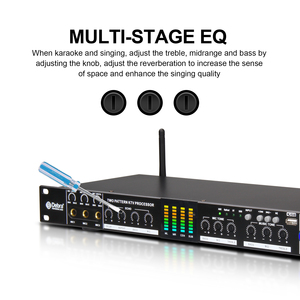 Debra <strong>Audio</strong> EX5S Professional KTV <strong>Audio</strong> Mixing Preprocessor Effect Music <strong>Microphone</strong> Sound Processor for Karaoke Stage Party - Product Image 2
