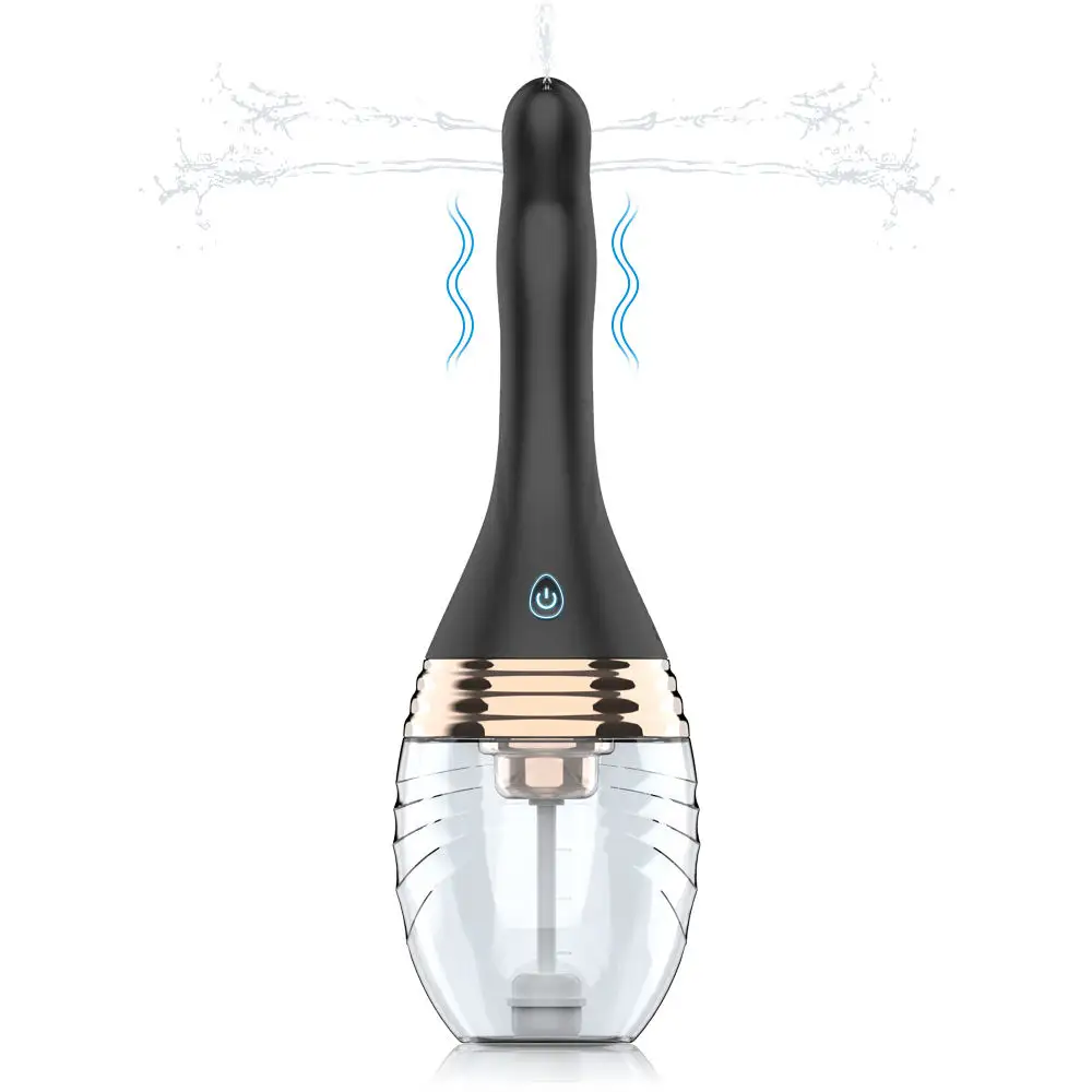 Automatische Elektrische Klysma Vagina & Anal Cleaner Douche Lamp Ontwerp Medisch Rubber Gezondheidshygiëne Anale Seksspeeltje Klysma