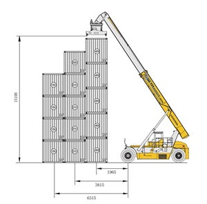Apilador oficial XCMG XCS45, 45 toneladas, alcance, para contenedores con precio - Product Image 6