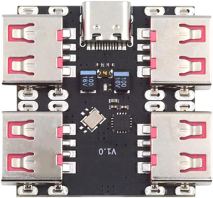 <strong>USB</strong> 2.0 1-to-4 Four Ports HUB Splitter Expansion Module Board PCs Multiport 4 Devices Type-C for Keyboard Mouse Scanner <strong>Printer</strong> - Product Image 2