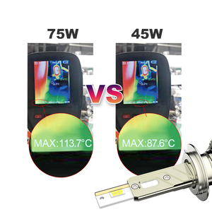 ไฟหน้ารถยนต์รุ่น X,ชิปขนาดใหญ่ E8 Pro EMC Gen เลนส์ Canbus รูปแบบ DRL ลำแสงต่ำ90วัตต์หลอดไฟหน้า Led - Product Image 2