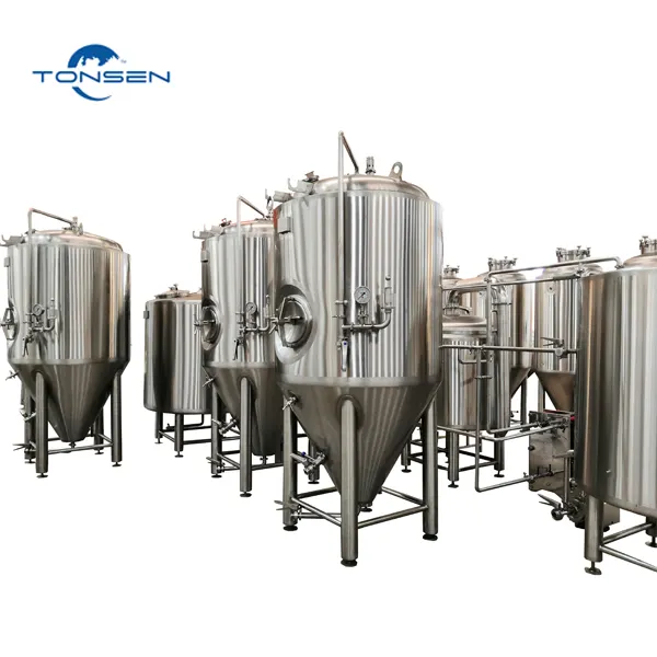 1000L fermenteur de bière en acier inoxydable réservoirs de fermentation industrielle système d'équipement à vendre