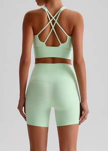 Khỏa Thân Cảm Thấy Yoga Quần Short Cao Tăng Tummy Kiểm Soát Biker Quần Short Cho Chạy Tập Thể Dục Yoga Quần Short Trọng Lượng Nhẹ Nén - Product Image 4