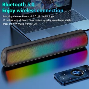 Nuevo juego J18 altavoz inalámbrico sistema de sonido de barra de bocina dual de alta calidad HIFI estéreo ordenador TV altavoz RGB colorido subwoofer - Product Image 5