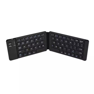 Slim Mini Size Rechargeable Wireless Blue Tooth BT Foldable <strong>Keyboard</strong> for <strong>Android</strong> Windows Ipad - Product Image 2