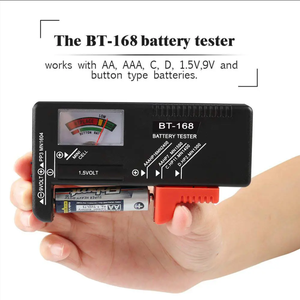 Aneng เครื่องทดสอบความจุของแบตเตอรี่ลิเธียม BT-168เครื่องวิเคราะห์แบบกริดเครื่องทดสอบแบตเตอรี่แบบดิจิตอลขนาด AAA ปุ่มกด - Product Image 5