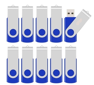 ABLAZE USB 2.0闪存驱动器10包64GB Pendrive Zip驱动器大容量u盘挂绳旋转拇指电脑时尚笔设计数据存储 - Product Image 3