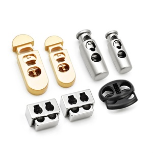 Tope de cuerda de resorte de palanca personalizado, tope de cuerda con cordón de Metal, tapón de cuerda redondo elástico de 6mm para pantalones cortos de Bikini de cuerda - Product Image 3