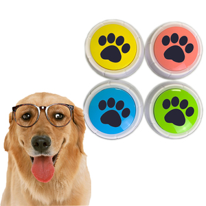 Logotipo personalizado programable voz parlante zumbador grabar mensaje botón sonido grabable botones para perro - Product Image 1