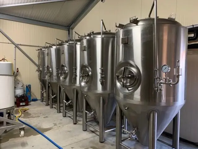 Konik fermentör fermantasyon paslanmaz çelik gıda sınıfı sirke asetatör 500L konik mayalama tankı satılık