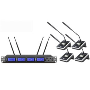 OEM ODM беспроводной Wifi UHF Конференц-система с микрофоном и хостом для конференц-зала - Product Image 2