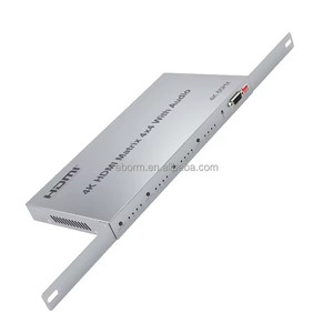 4K 60Hz <strong>HDMI</strong> 4x4 matrix 4 in 4 Out with Rs232 3.5mm Audio Optical <strong>Output</strong> - Product Image 6