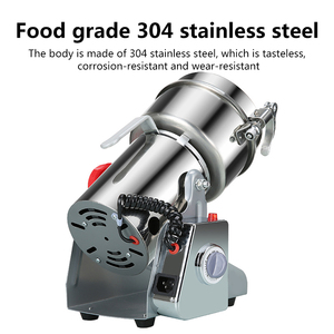 2000g Big Capacity Stainless Steel Industrial Dry Pepper Grinding Machine Multifunction Flour Mill for Home and Commercial