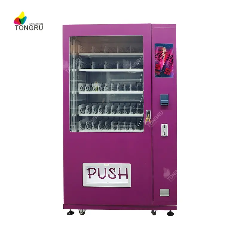 Distributore automatico automatico di Snack e bevande con bolletta a gettoni refrigerante R290/R513A/R1234YF