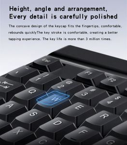 KB18 Yesido 104 Full-<strong>Size</strong> Wired <strong>Keyboard</strong> and Mouse Set Compact <strong>Layout</strong> with 1.5M Cable USB Connection - Product Image 5