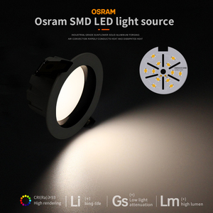 Hızlı teslimat 7w 9w 12w 18w 24w 30w Modern yuvarlak Downlight tavan gömme Led aşağı ışık yüzeye monte Led Downlight - Product Image 3