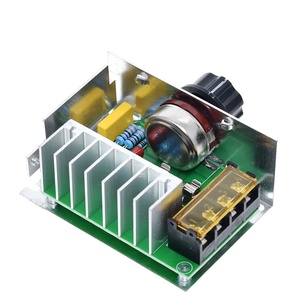 Professional Voltage Regulators 4000W 220V High Power <strong>SCR</strong> Speed <strong>Controller</strong> Electronic Voltage Regulator Governor Thermostat - Product Image 4