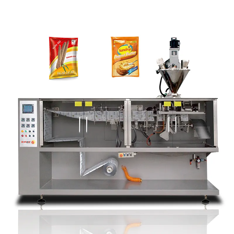 Food Packaging Machines For Small Businesses Multi-Function Packaging Machines HFFS 3 Sides 4 Sides Seal Sachet Packing Machine