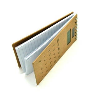 8 Digit Multifunzione Creativo Logo Personalizzato a Buon Mercato Solare Alimentato Notebook Oem Calcolatrice - Product Image 5
